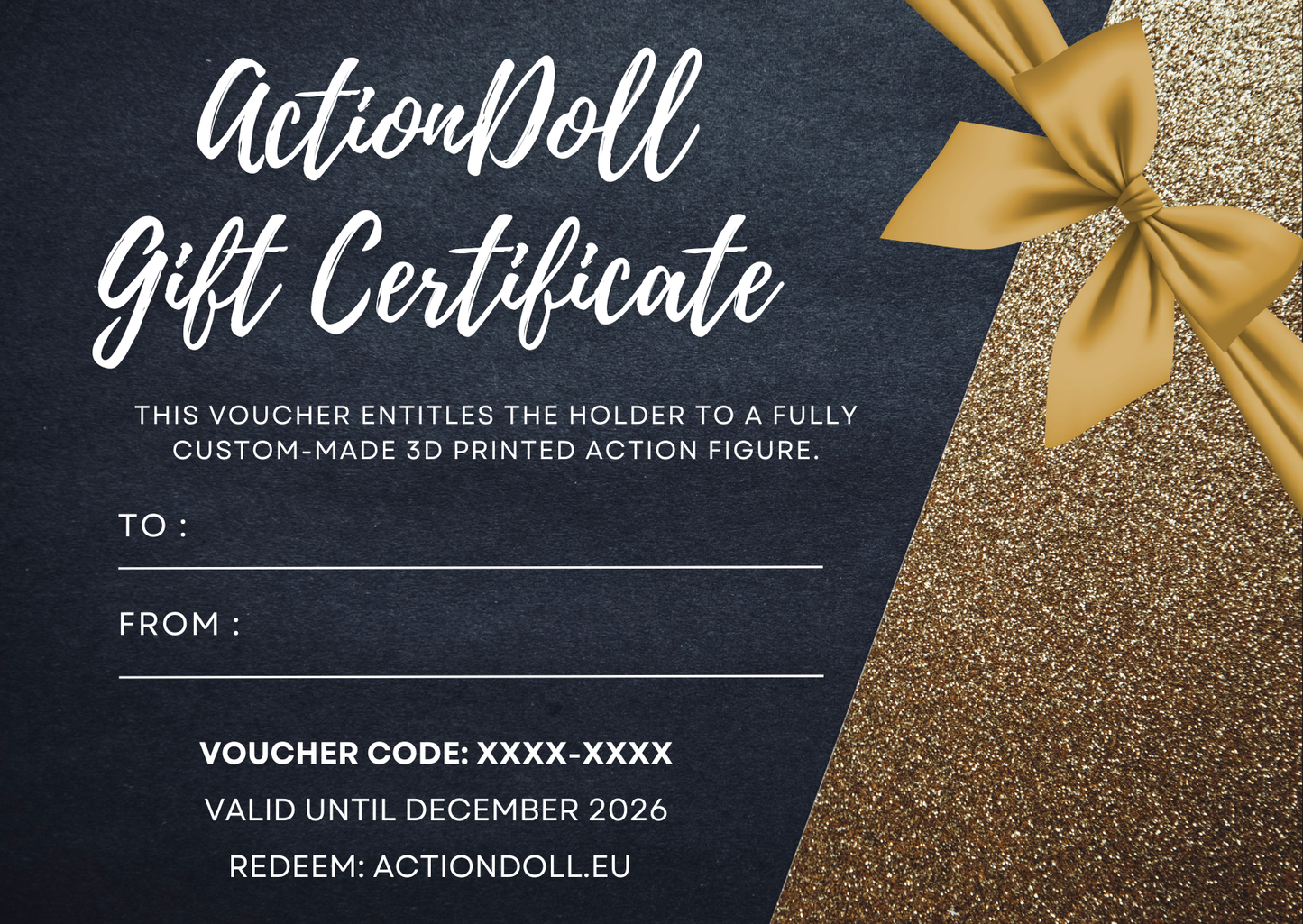 ActionDoll Gift Card for Men