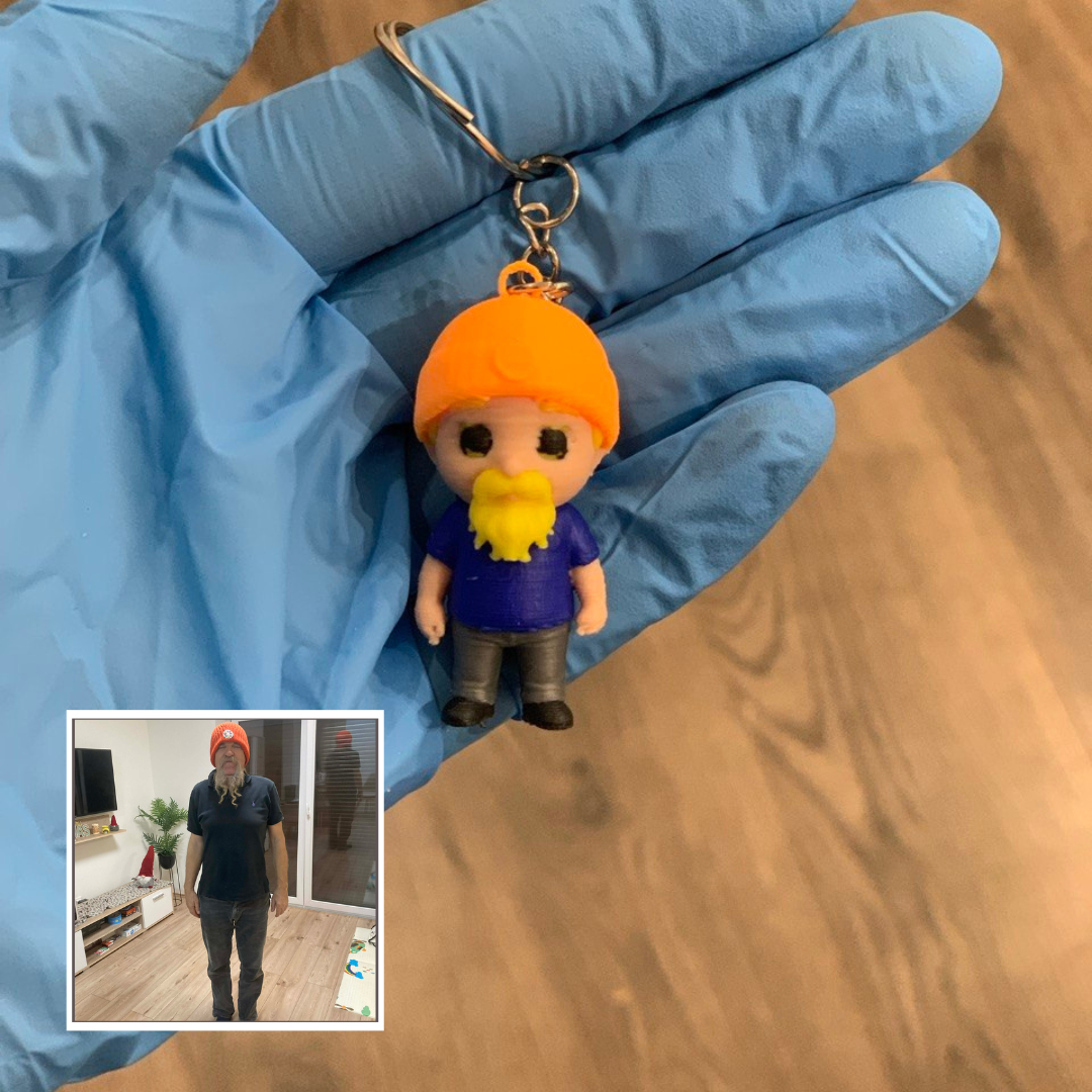 ActionDoll kulcstartó