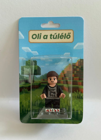 Egyedi Lego-stílusú figura – Rólad készült, építhető emlék!