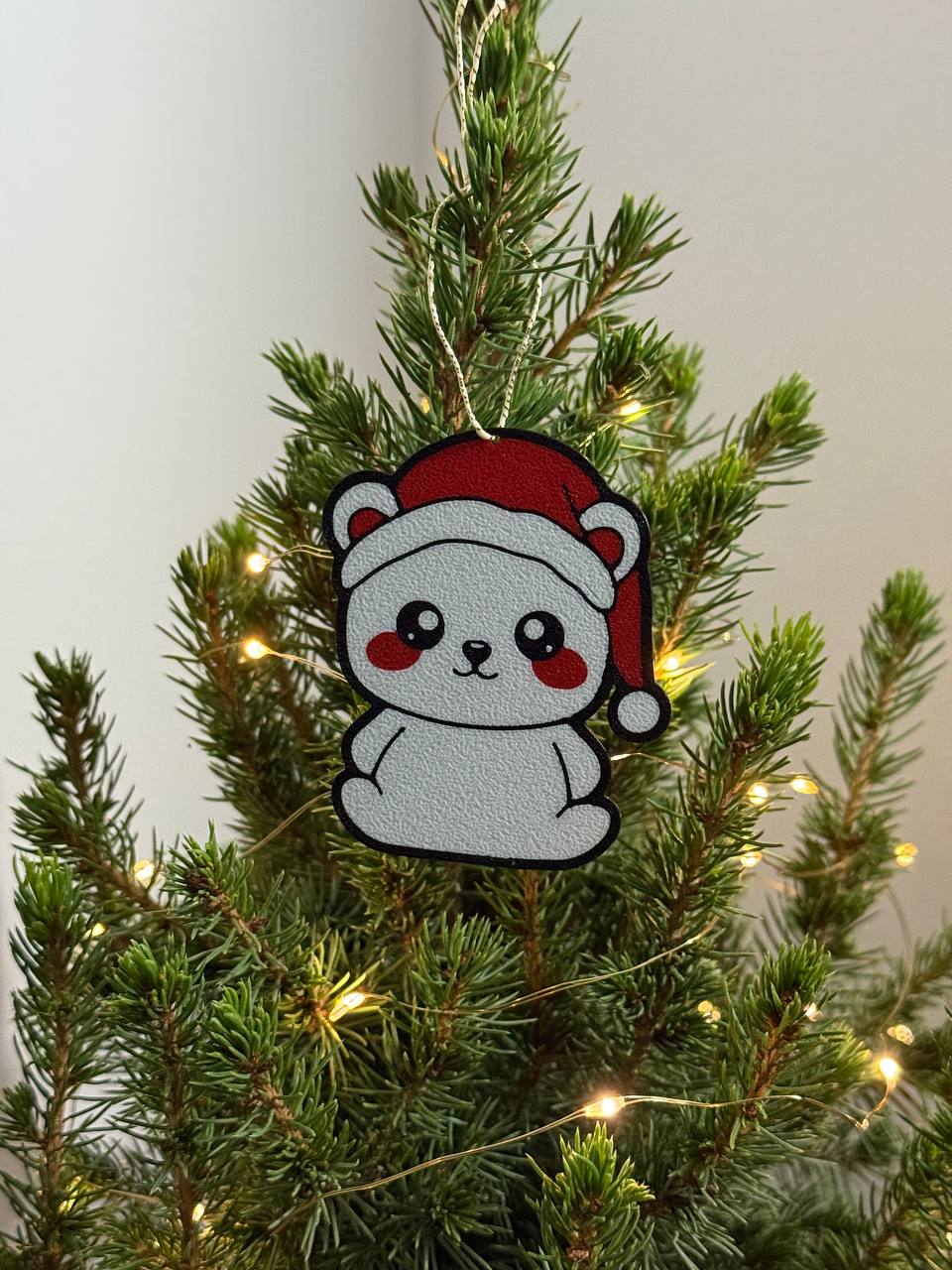Mackó karácsonyfadísz