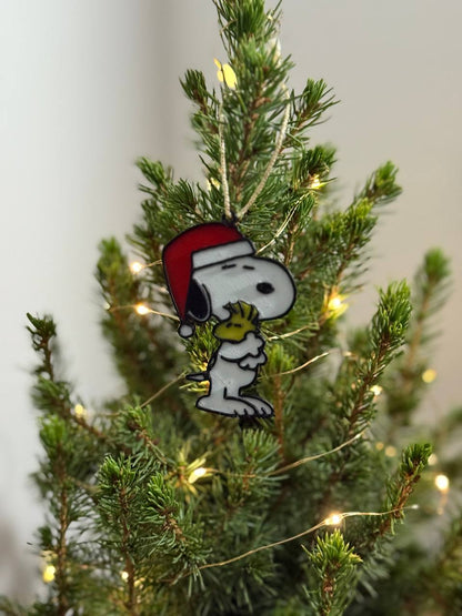 Snoopy karácsonyfadísz